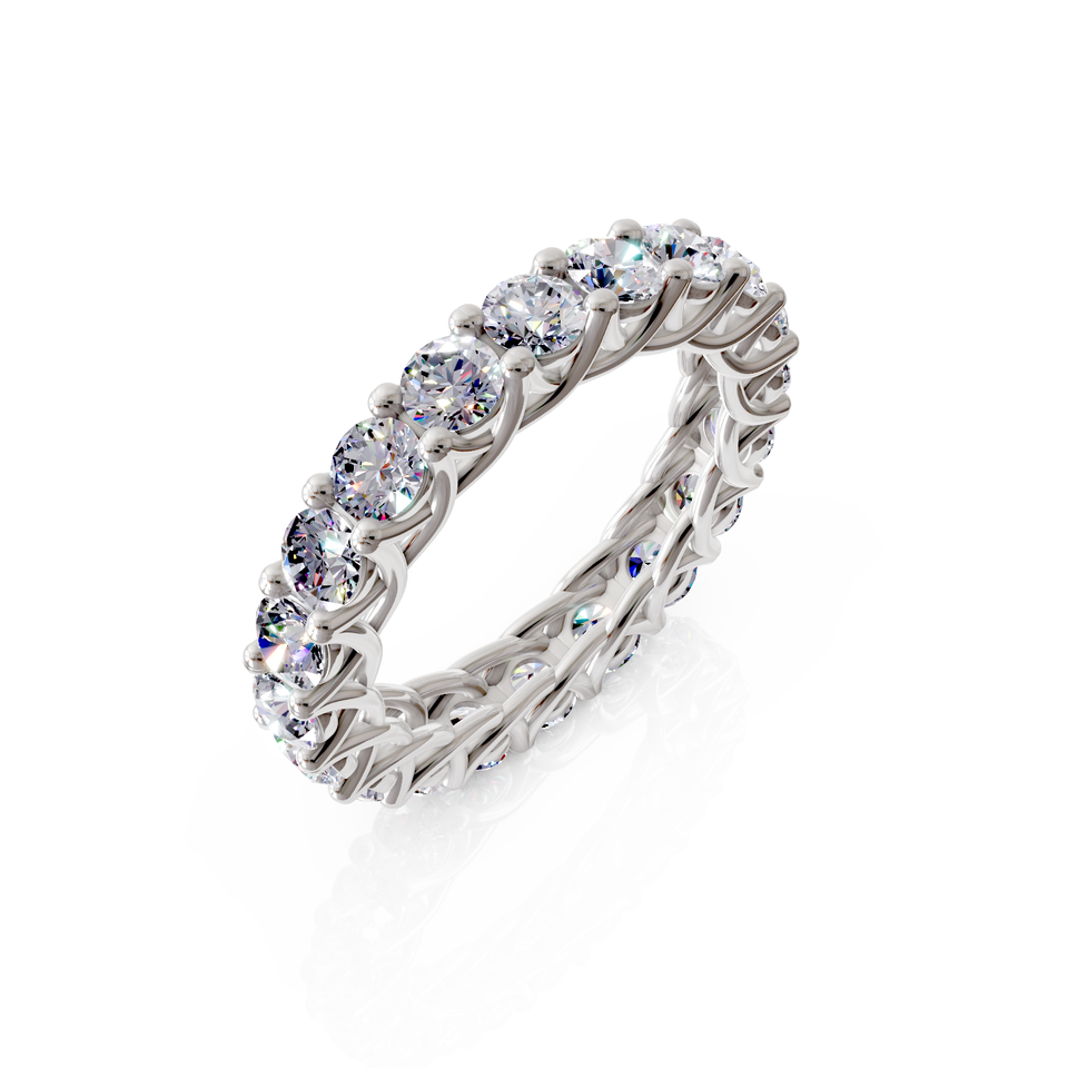 braided eternity ring