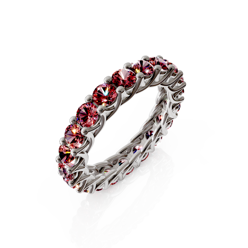 braided eternity ring