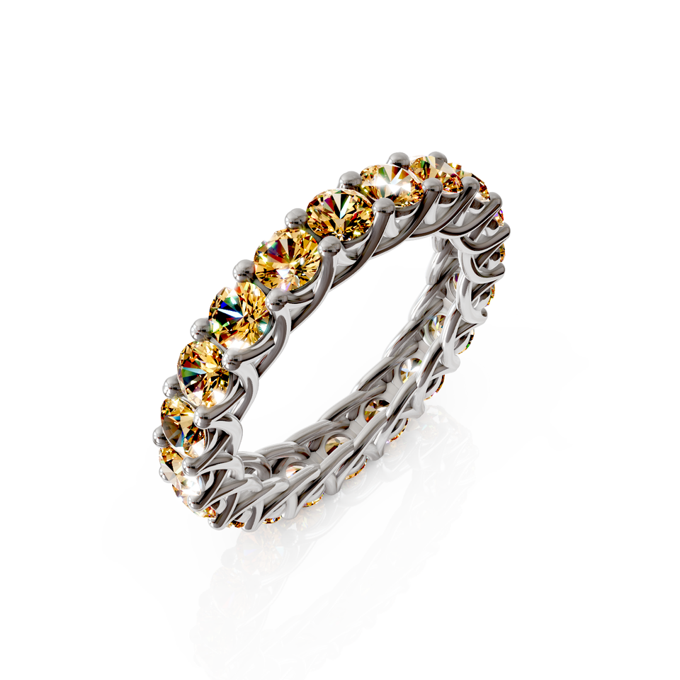 braided eternity ring