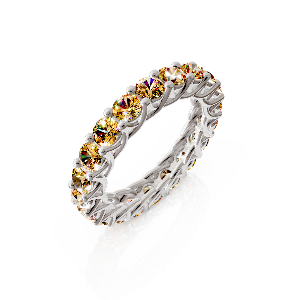 braided eternity ring