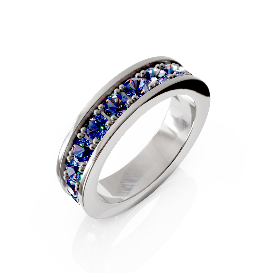 channel set eternity ring