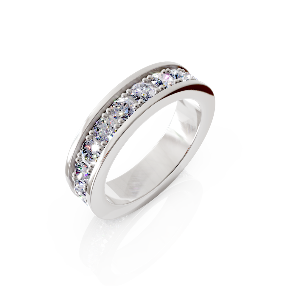 channel set eternity ring
