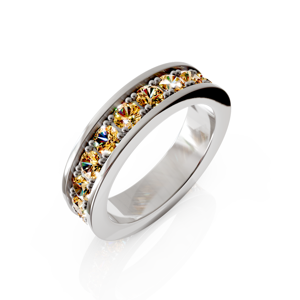 channel set eternity ring