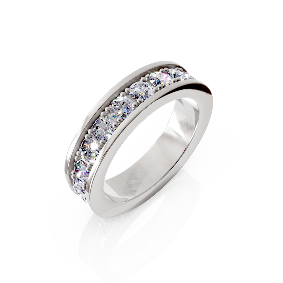 channel set eternity ring