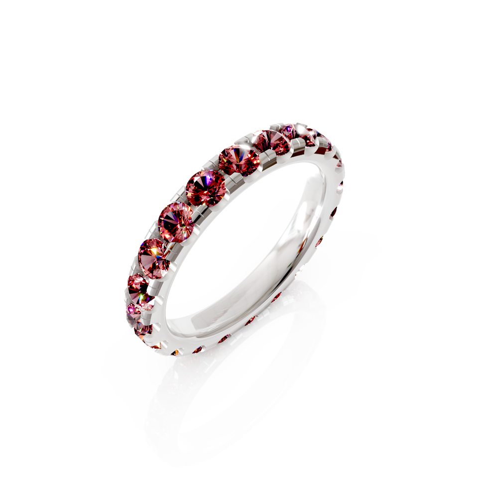 shared prong eternity ring