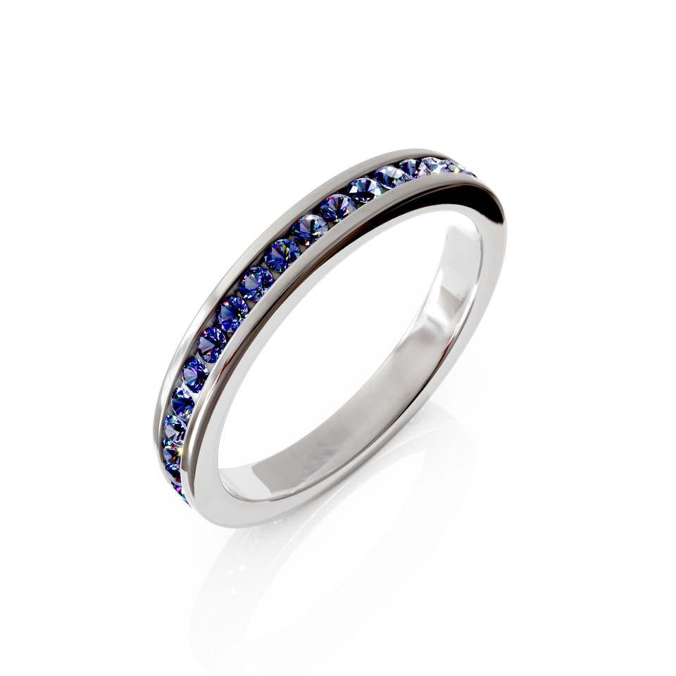 channel set eternity ring