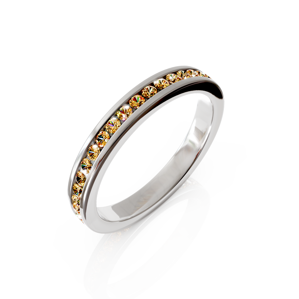 channel set eternity ring