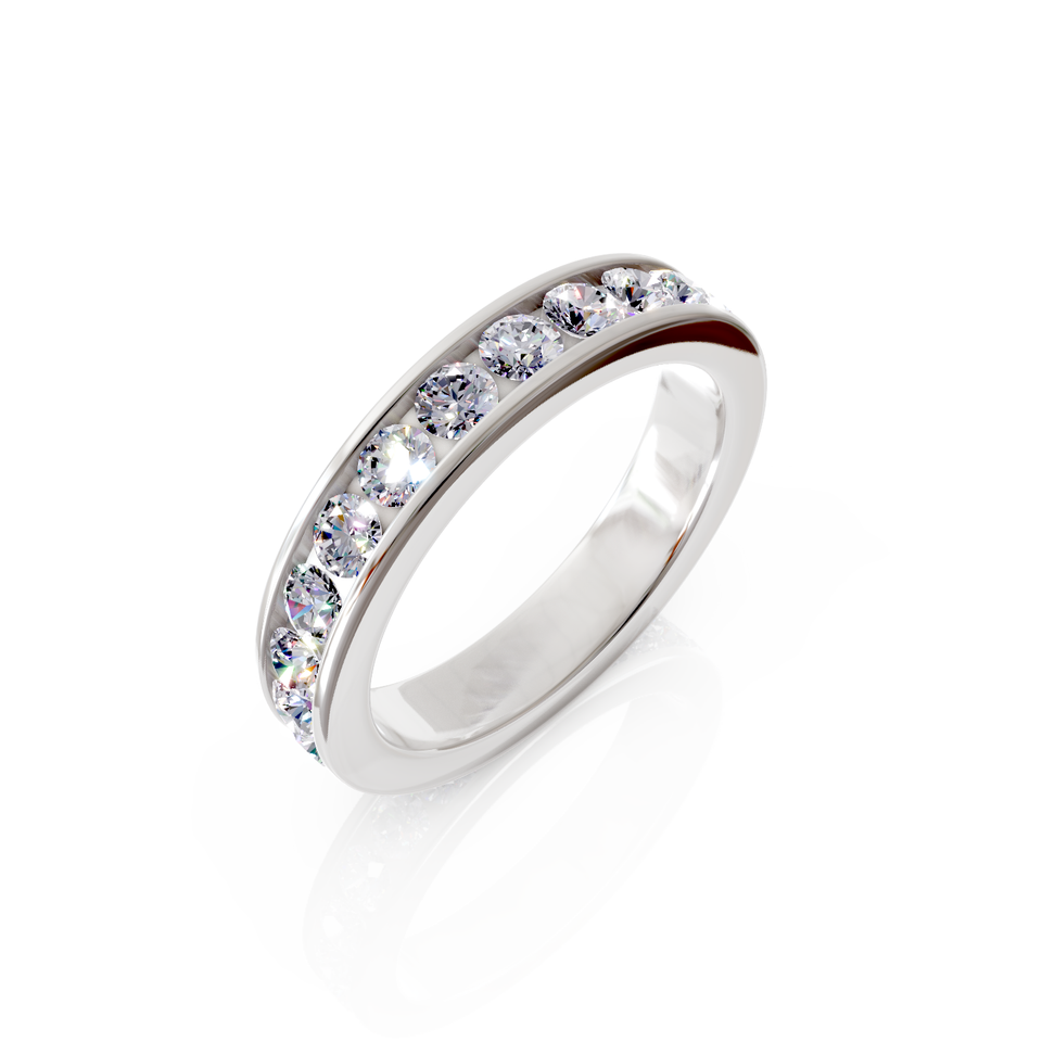 channel set eternity ring
