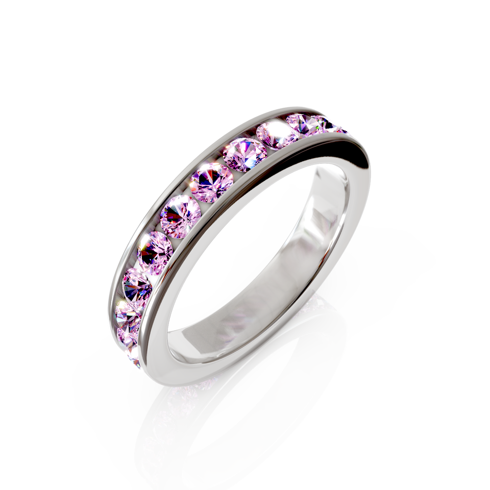 channel set eternity ring