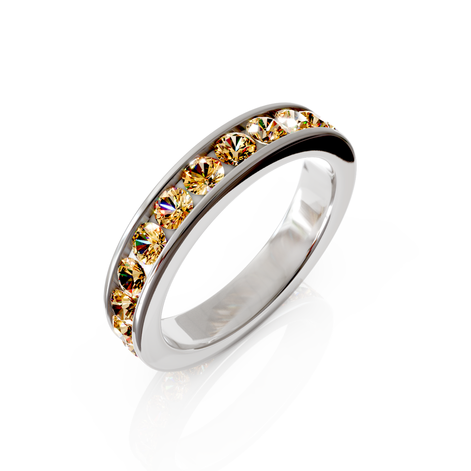 channel set eternity ring