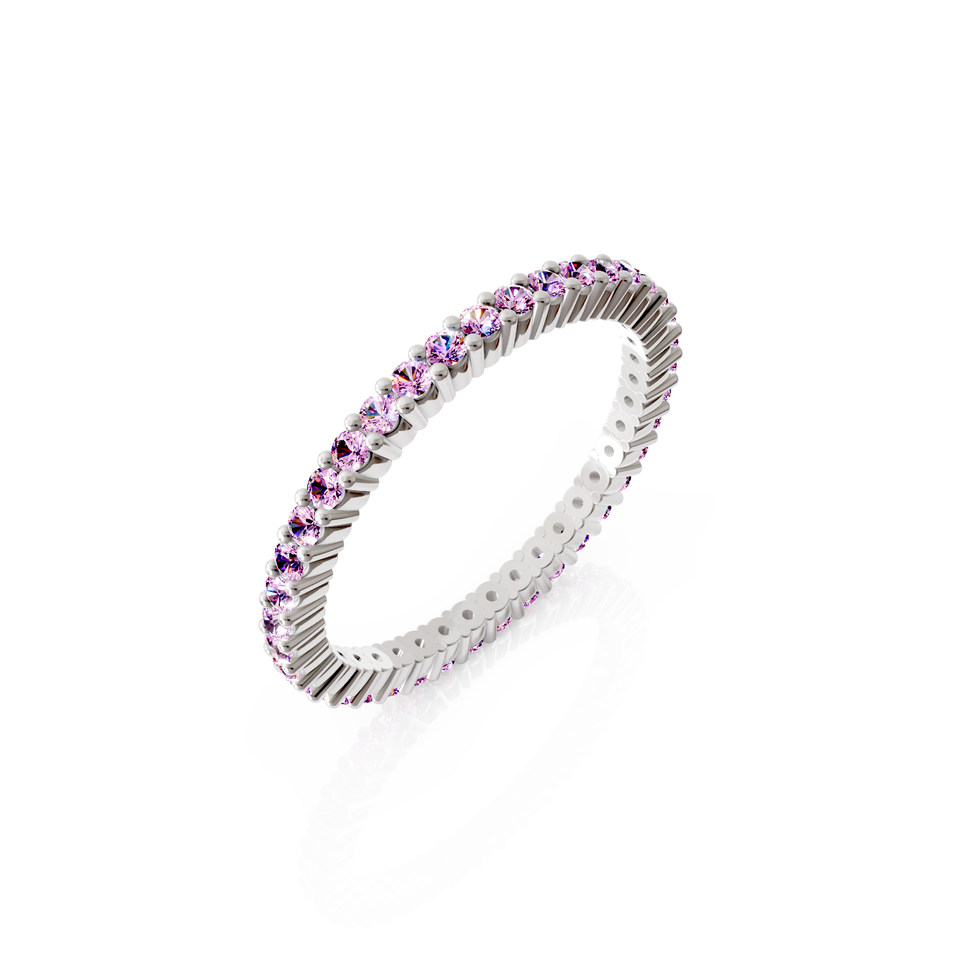 prong-set eternity ring