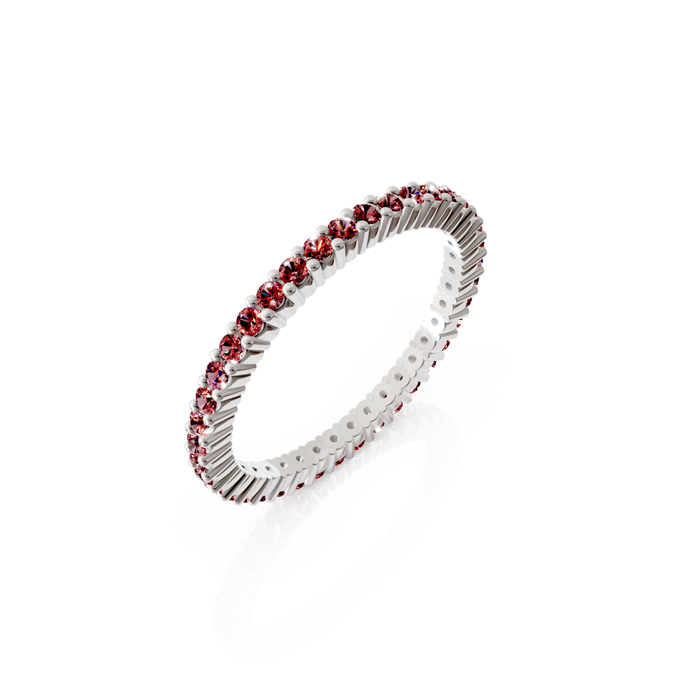 prong-set eternity ring