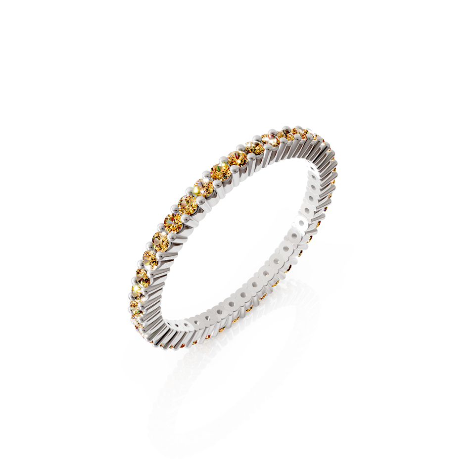 prong-set eternity ring