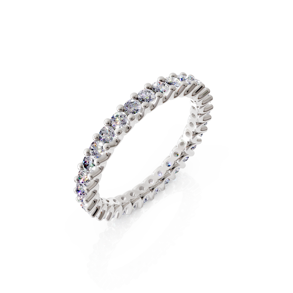u-cut eternity ring