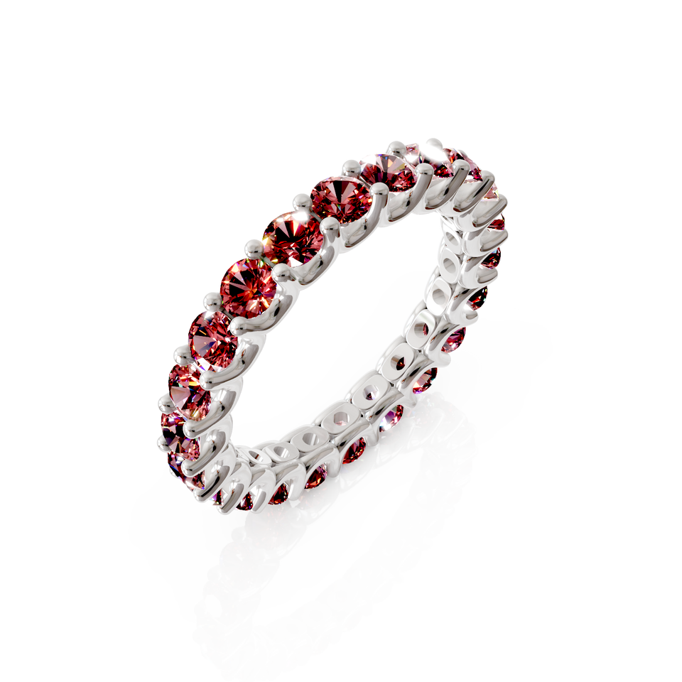 french pave eternity ring