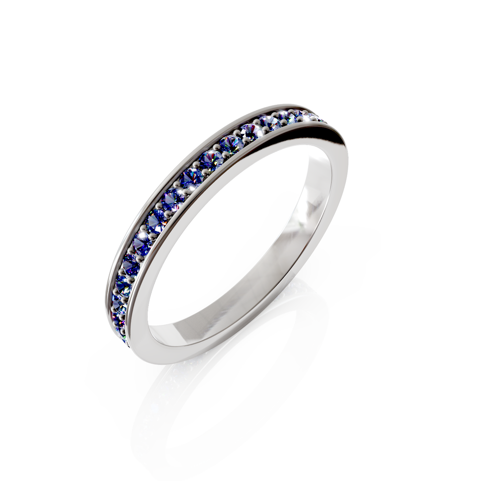 channel-set eternity ring