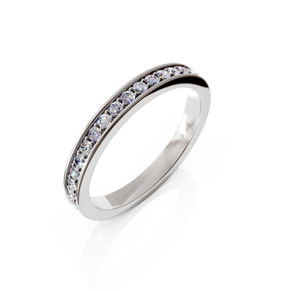 channel-set eternity ring