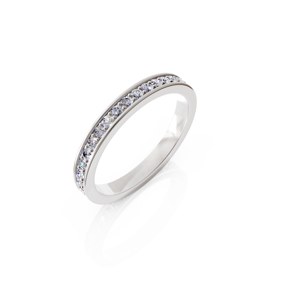 channel-set eternity ring