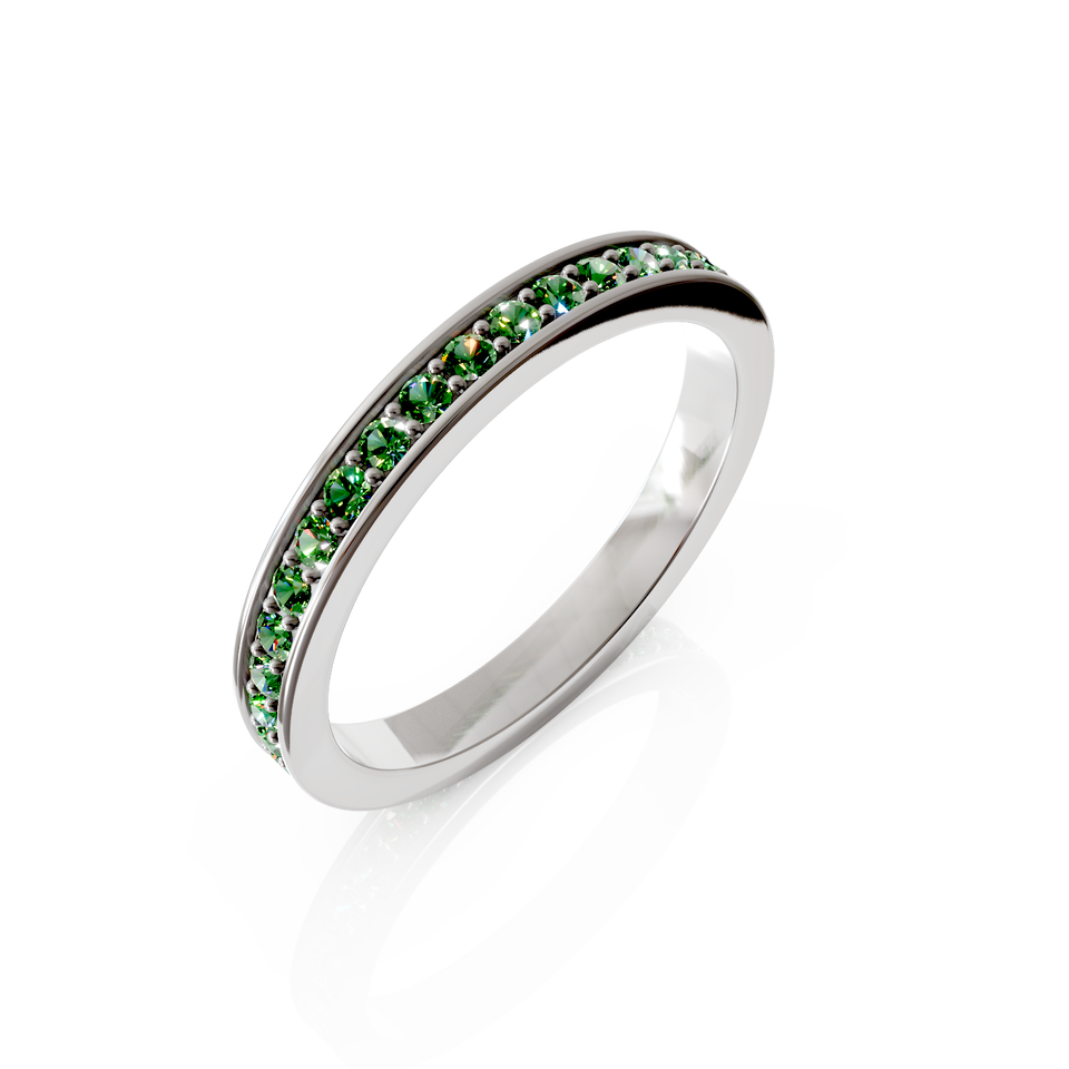 channel-set eternity ring