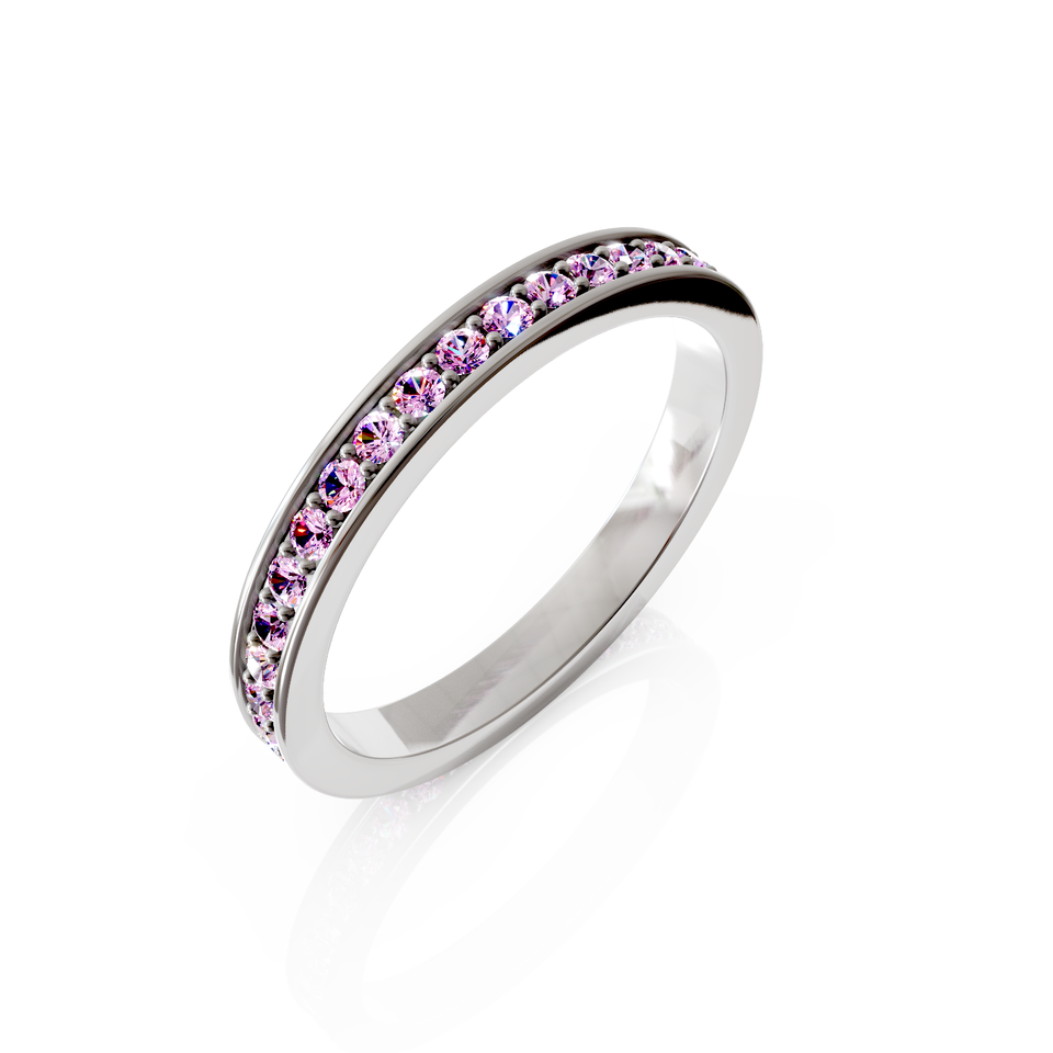 channel-set eternity ring