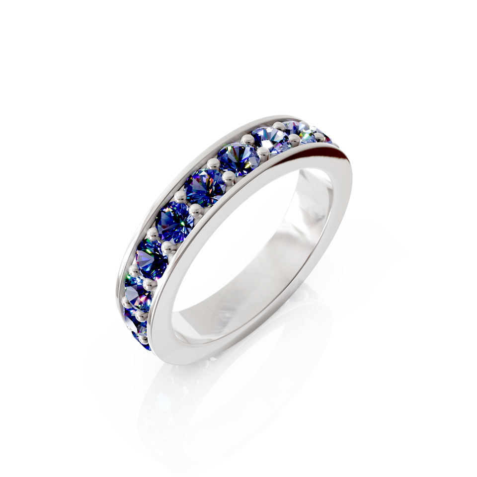 channel-set eternity ring