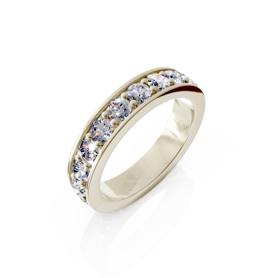 channel-set eternity ring