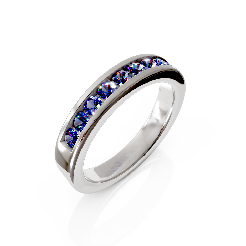 channel set eternity ring