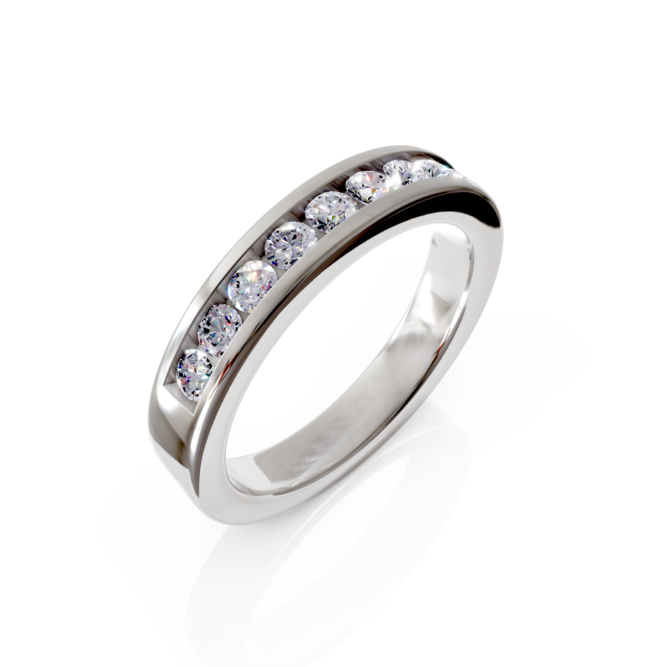 channel set eternity ring