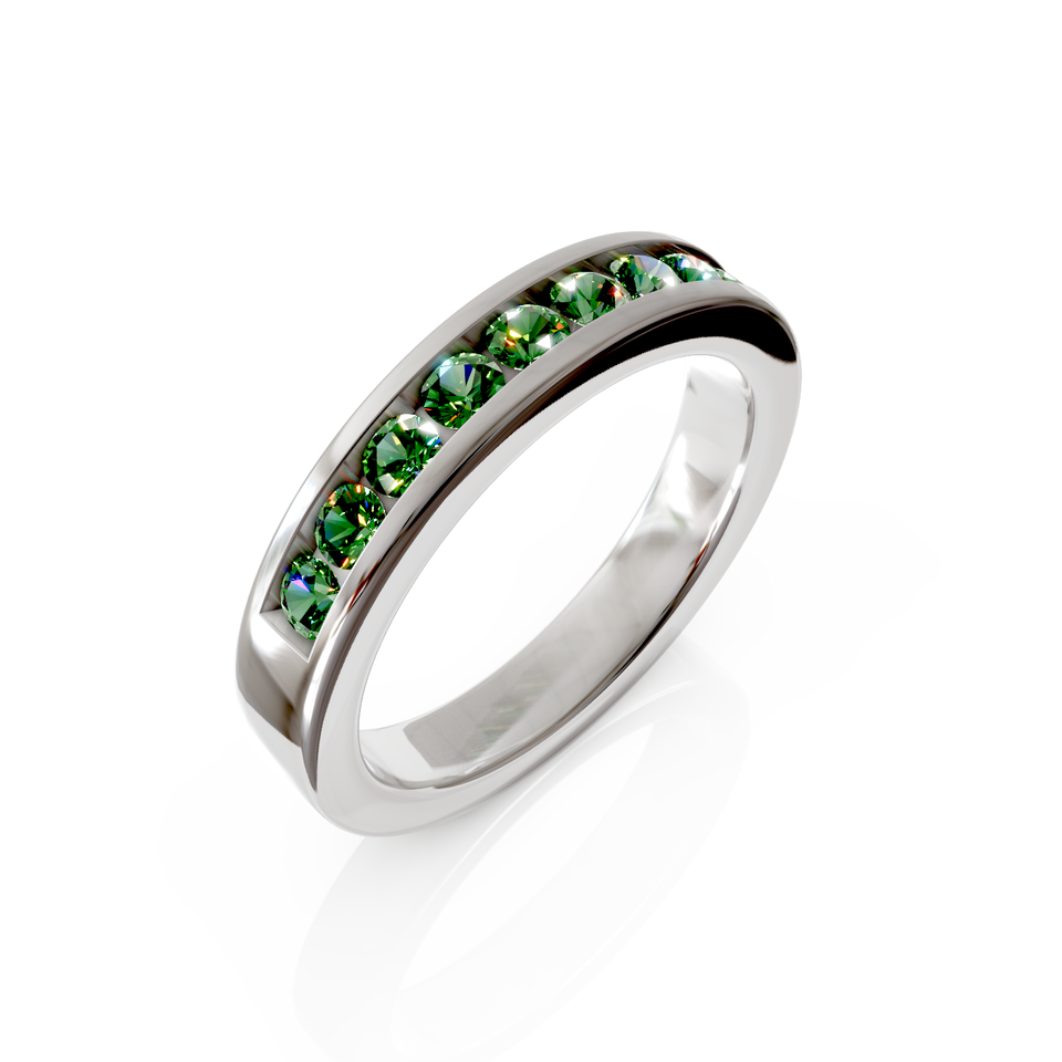 channel set eternity ring