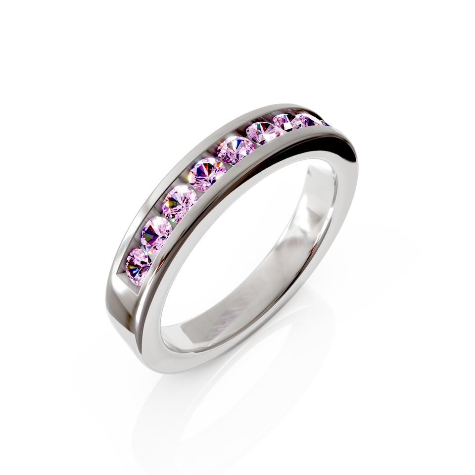 channel set eternity ring