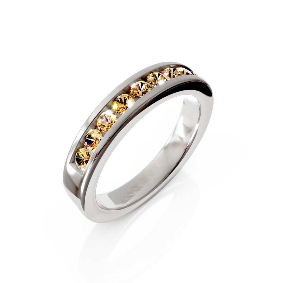 channel set eternity ring