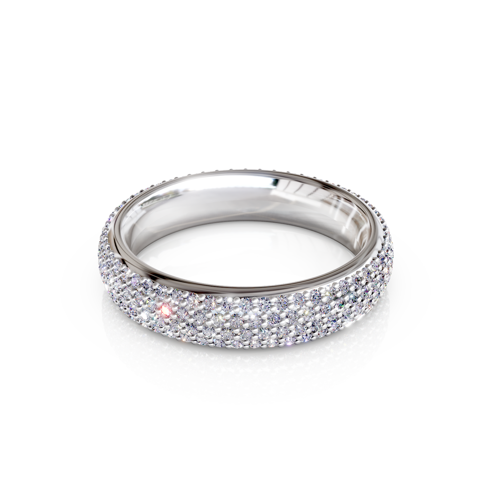 pave set ring