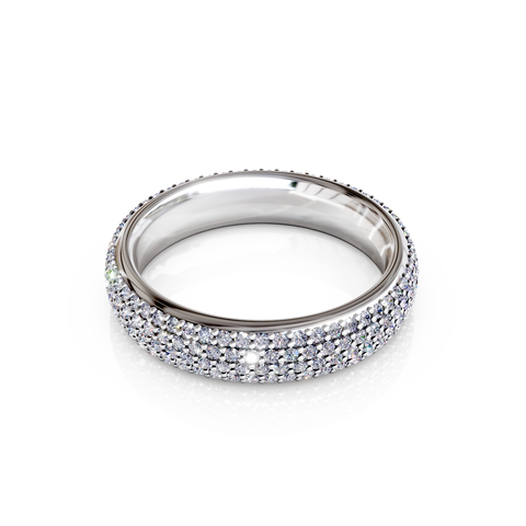 pave set ring