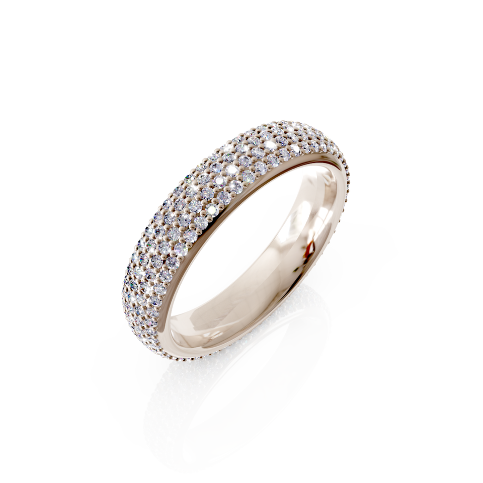 pave set ring