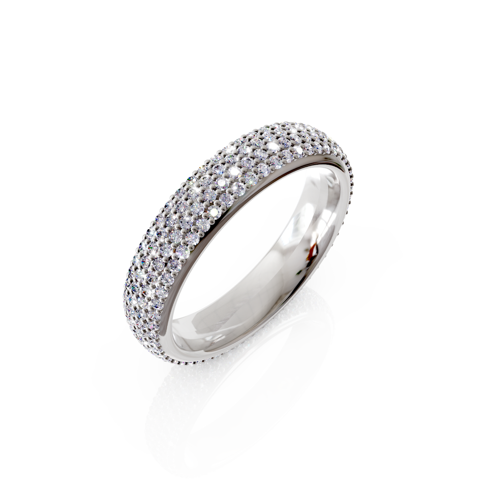 pave set ring