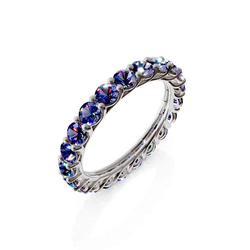braided eternity ring