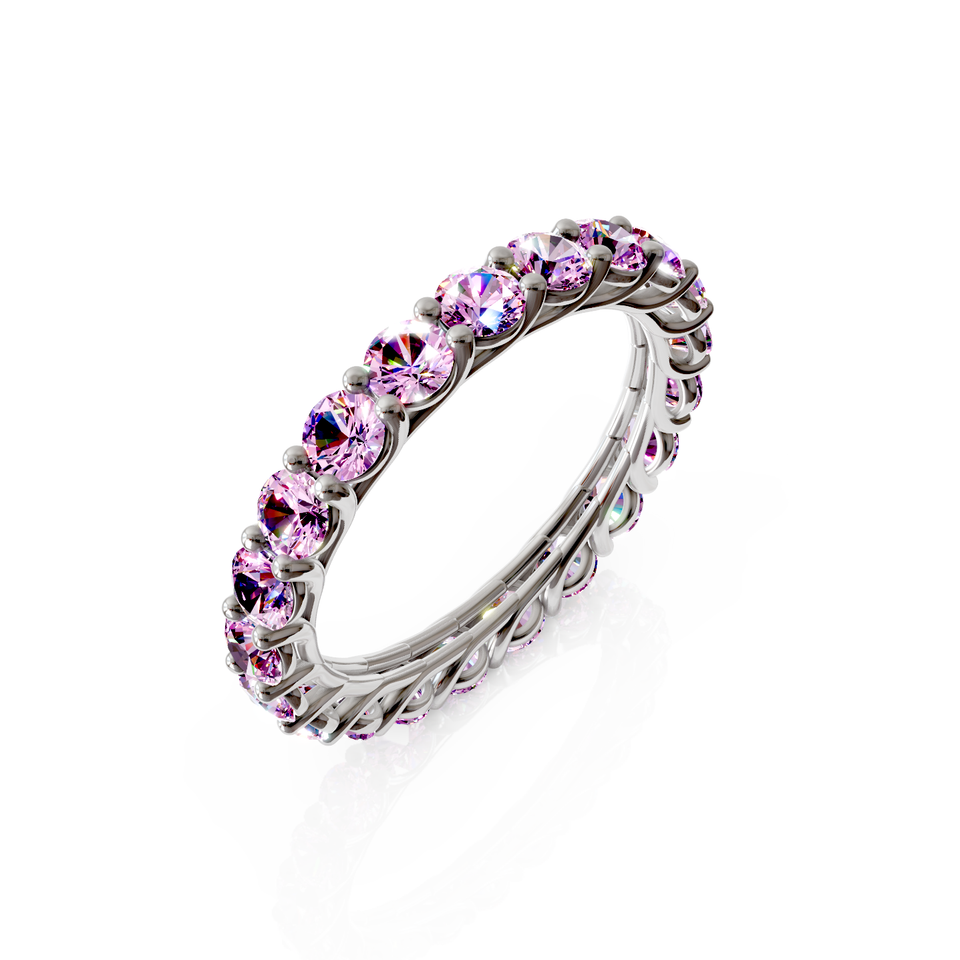 braided eternity ring