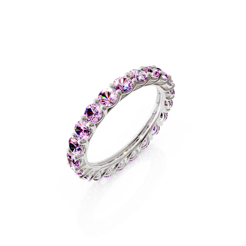 braided eternity ring