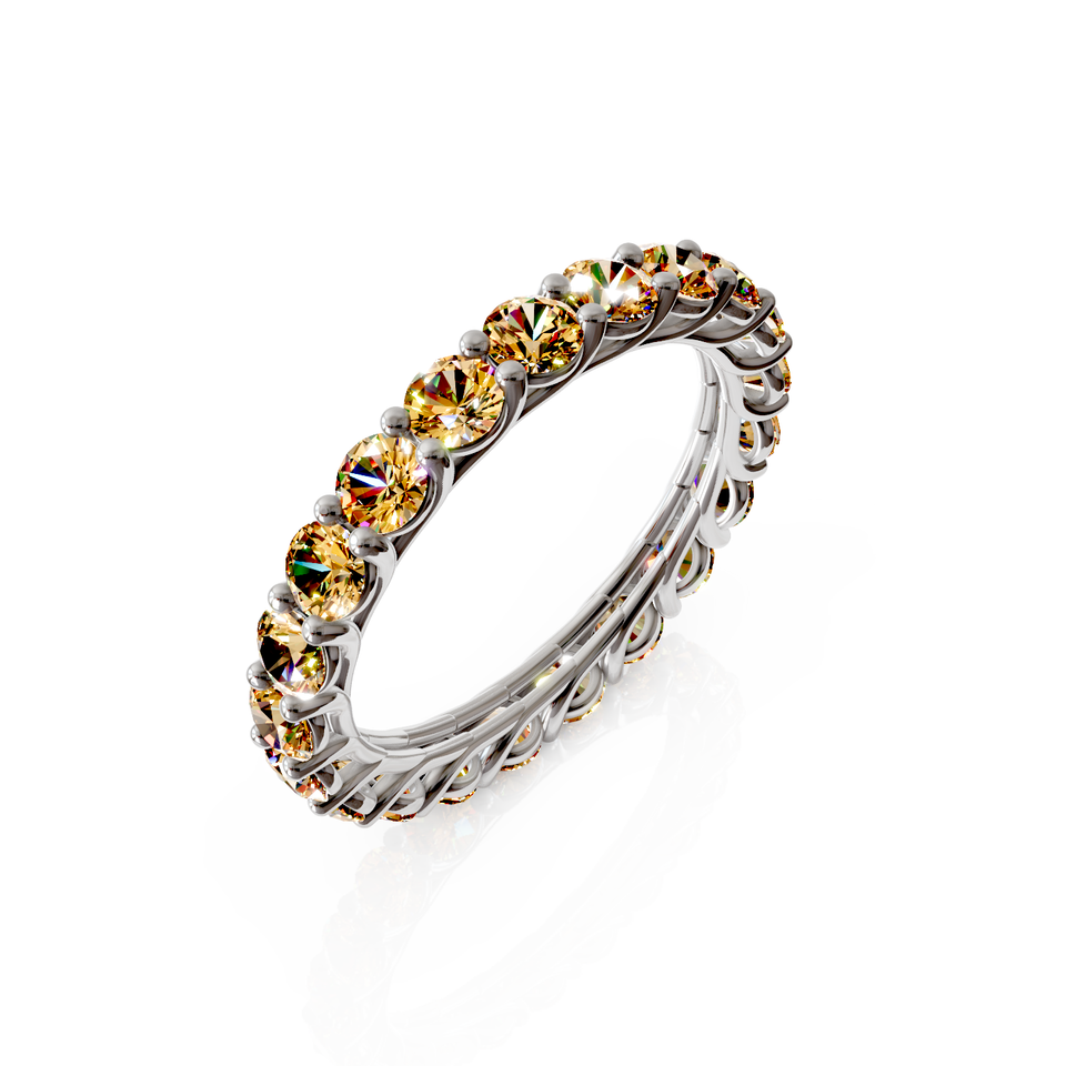 braided eternity ring