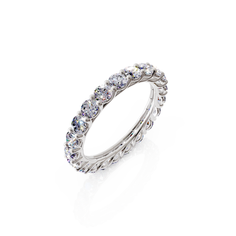 braided eternity ring