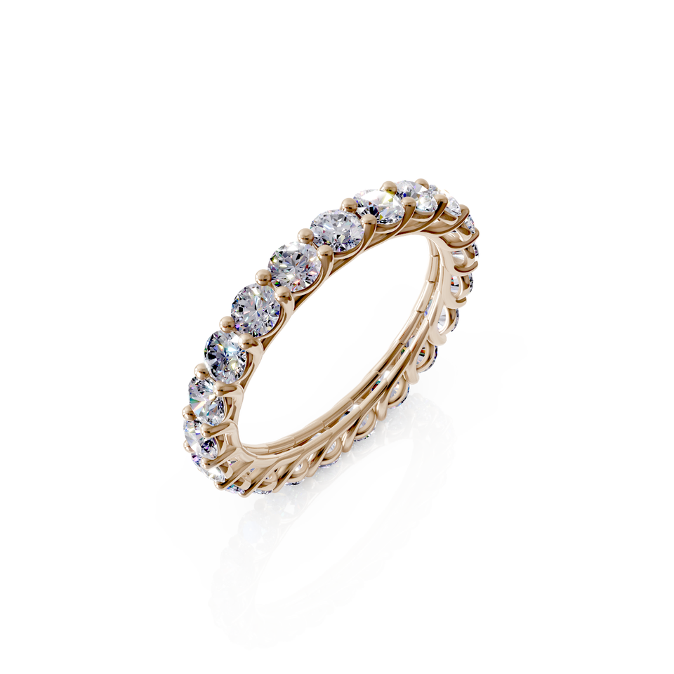 braided eternity ring