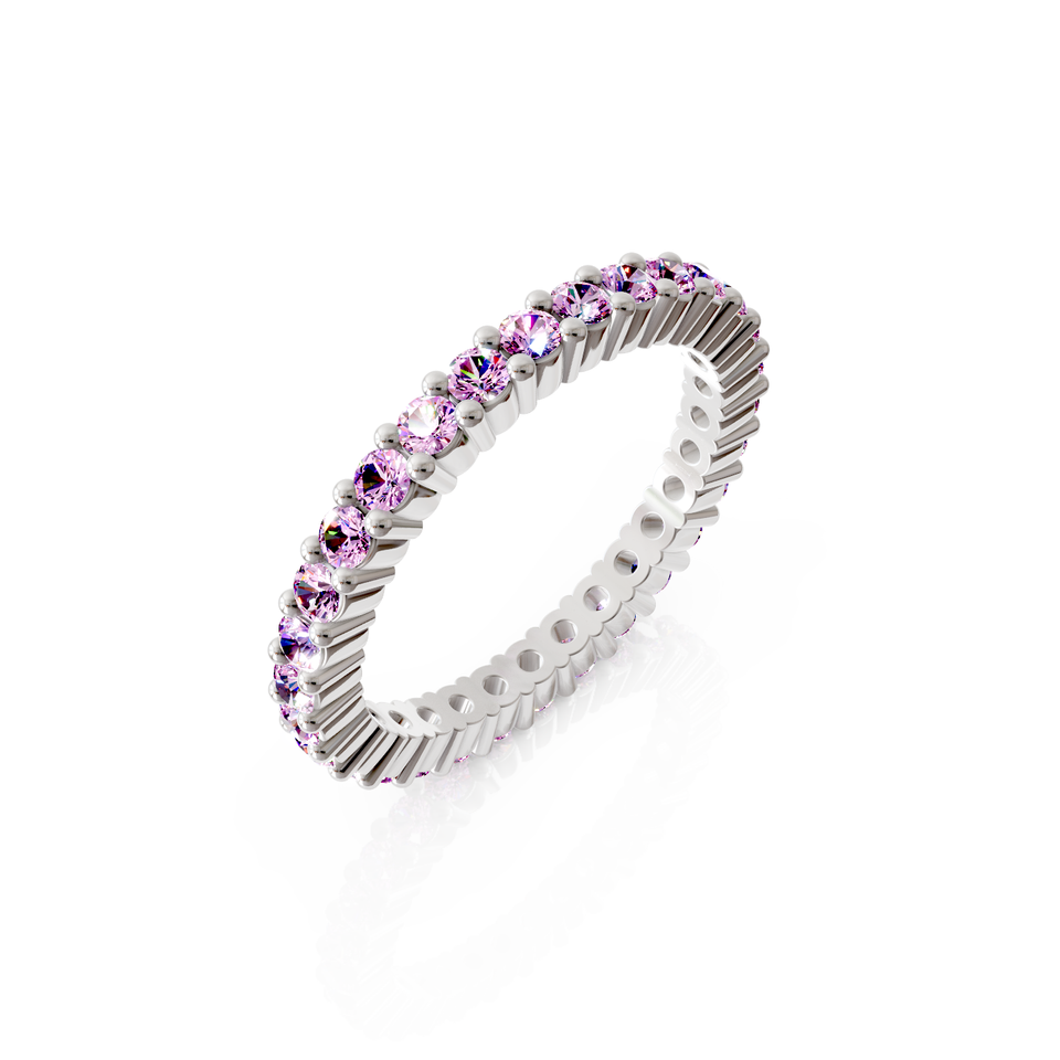 shared prong eternity ring