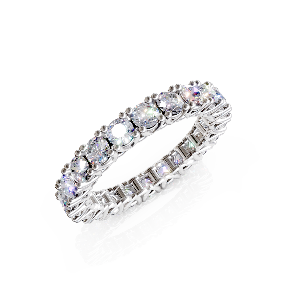 braided eternity ring