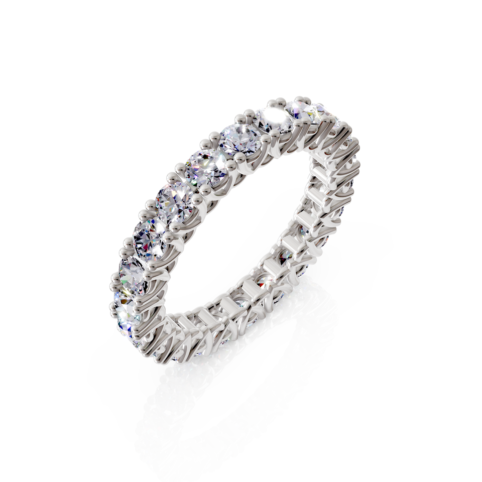 braided eternity ring