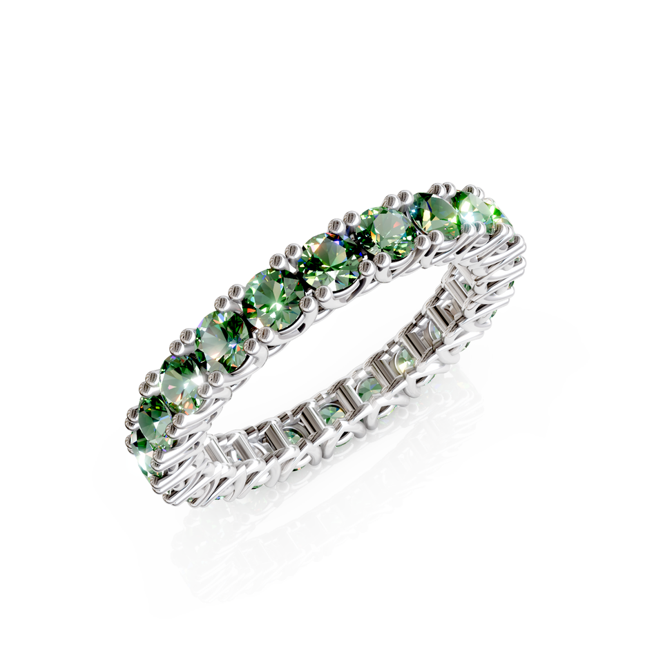 braided eternity ring
