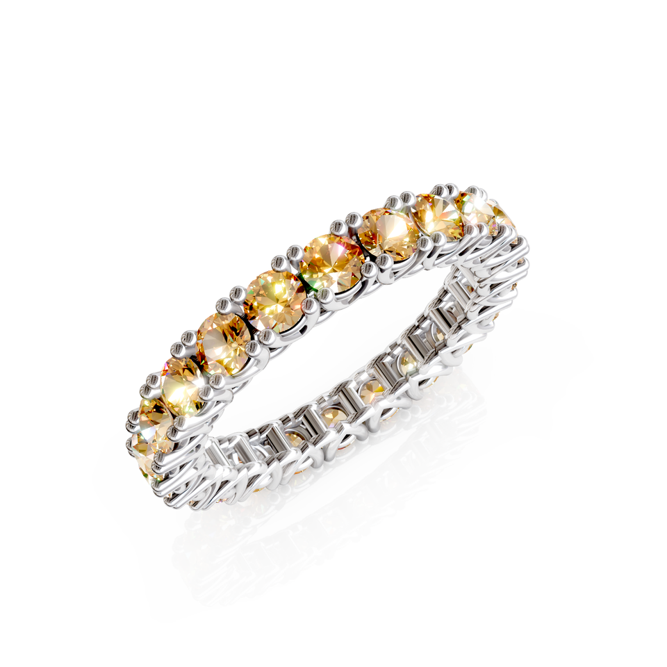 braided eternity ring