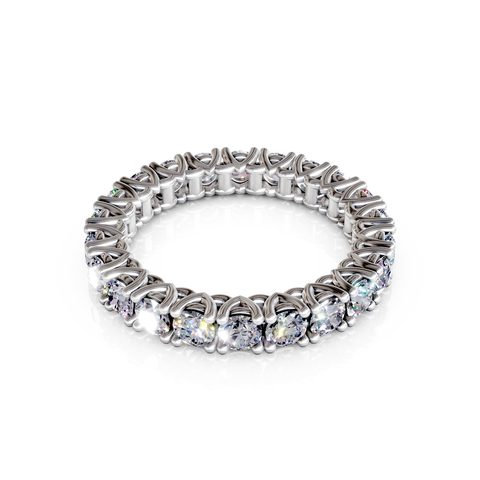 braided eternity ring