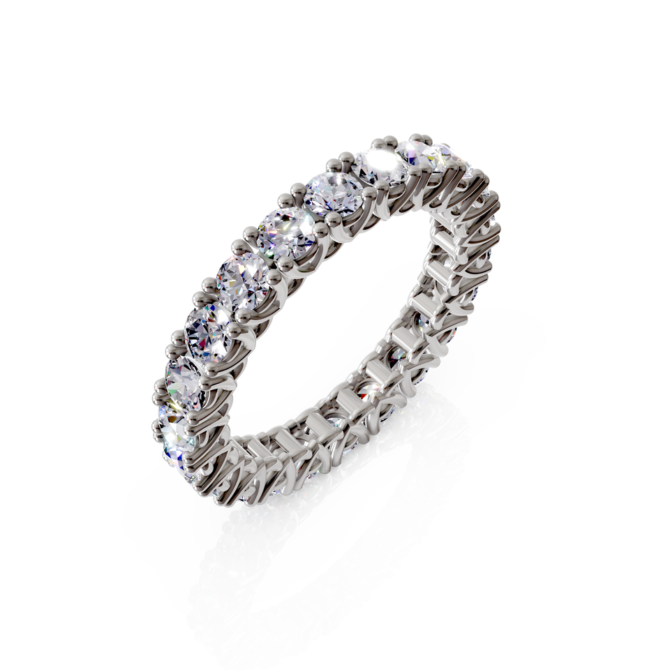 braided eternity ring