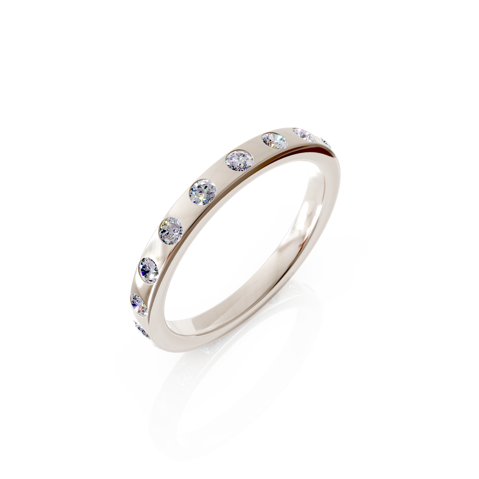 flush set eternity ring