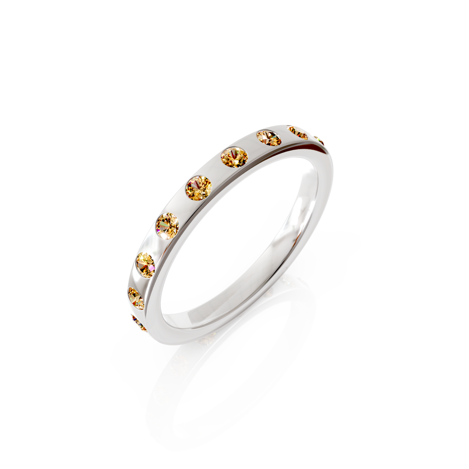 flush set eternity ring